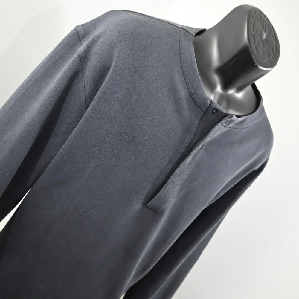 Lululemon Sweatshirt Black Snap Neck Long Sleeve Pullover Mens Size Large - Picture 4 of 9